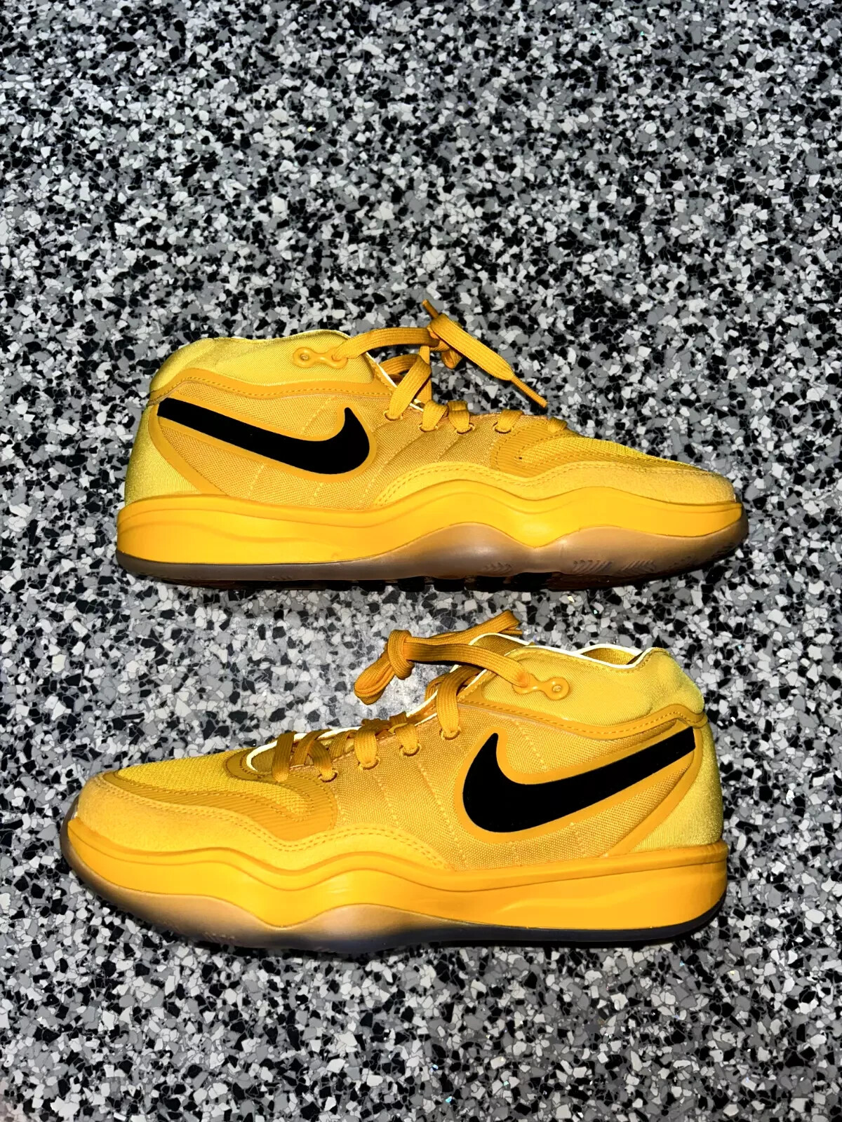 Men's Nike Air Zoom GT Hustle 2 TB University Gold Shoes DX9190-701 Size 7.5-14