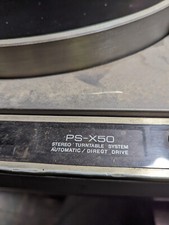 Vintage Sony PS-X50 Turntable parts:Gear,Levers,knobs,Magnet,Cords Etc