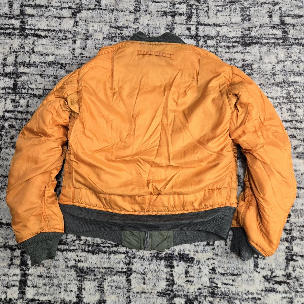 Vtg 1960s Alpha Industries MA-1 Flight Jacket Flying S Vtg 1960s Alpha Industries MA-1 Flight Jacket Flying S