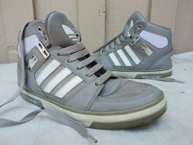 White High Top Sneakers Size 8