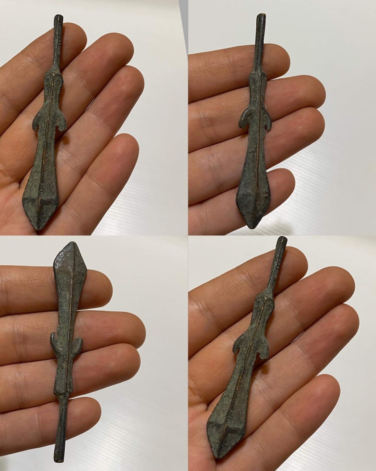 ANCIENT ROMAN LONGSHOT BRONZE ARROWHEAD IMPERIAL ARTEFACT WAR RELIC | eBay
