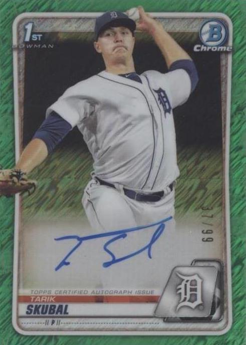 スポーツ選手 Tarik Sukubal RC Auto /99 2021 Absolute Baseball Material Signatures /99 Tarik Skubal