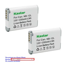 Kastar Replacement Battery for Canon NB-12L CB-2LG  LEGRIA mini X Camera