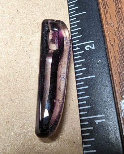Dichroic Glass Bead Pendant - Imagen 2 de 2