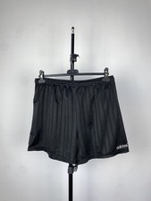 Vntg Adidas Black Italy, West Germany Shorts 80s Football Soccer Men s M-L Size