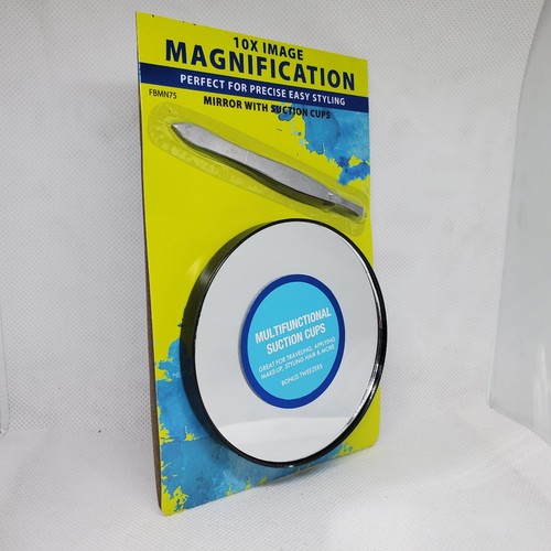 Travel Makeup Mirror 10x Magnifying With Two Suction Cups Cosmetics 14 - Picture 4 of 10