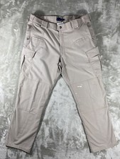 511 Tactical Series Pants Men 38x32 Tan Cargo Rip Stop Pocket Military Stains