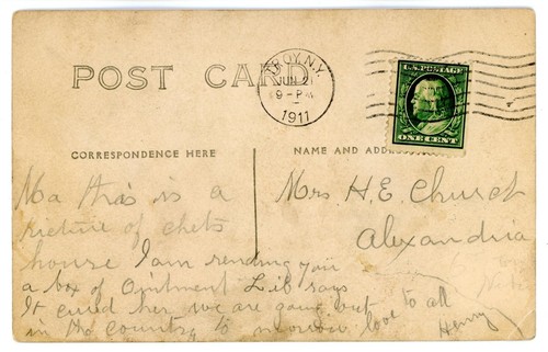 Troy NY - EARLY SHINGLE STYLE HOME - RPPC Postcard Architecture - Picture 2 of 2