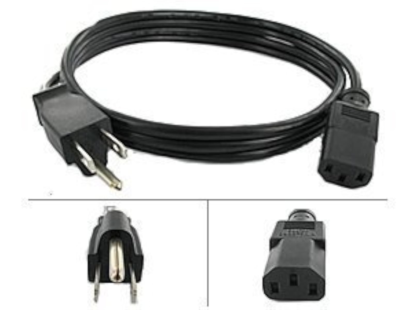 AC Power Cord For Original Fat PS3 Wall Plug For PlayStation