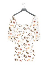 Reformation Mini Dress in White