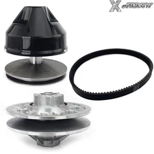 Primary Drive Clutch Secondary Driven Belt Set Golf for EZGO 4 Cycle Gas 91-2025