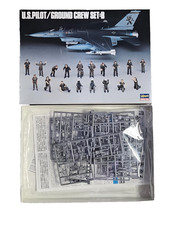 Hasegawa 1:48 U.S. Pilot/Ground Crew Set-B Pl...