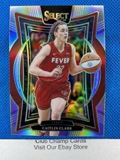 2025 #41 Caitlin Clark Panini Select WNBA Concourse Silver Prizm Fever