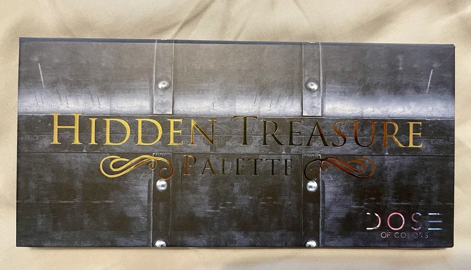 Dose of Colors Hidden Treasure Eyeshadow Palette 10 Shades Limited Edition NIB - Image 4 of 4