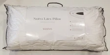 SAATVA LATEX PILLOW KING Size 18x34 ORGANIC COTTON Luxury HIGH LOFT $185.00