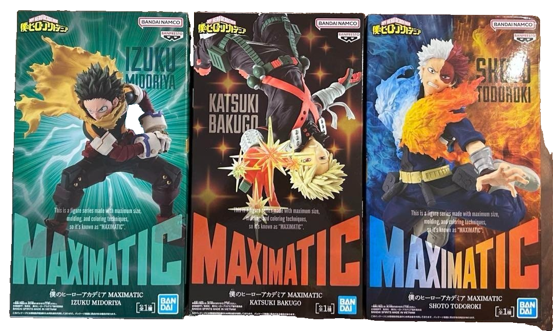 My Hero Academia MAXIMATIC Izuku Midoriya & Katsuki Bakugo & Shoto