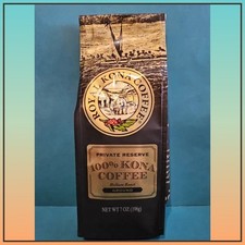 NEW Royal Kona 100 Kona Private Reserve Medium Roast Ground Coffee-7oz-FRESH 