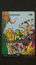 Heroic Intervention (0080) (Borderless) 80 Marvel Universe Eternal-Legal MTG