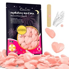 Hard Wax Beads, 900g No Rosin Hypoallergenic Hard Waxing Bead Spa for Sensiti...