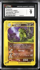 CGC 9 MINT Tyranitar 40/147 Aquapolis Reverse Holo Pokemon Card on eBay