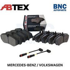 Front And Rear Brake Pads + Sensor Wire Fits Mercedes Sprinter 2006-2018