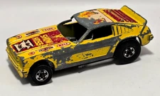 Vintage Hot Wheels Show Hoss II Mustang Funny Car 1969 Hong Kong Yellow