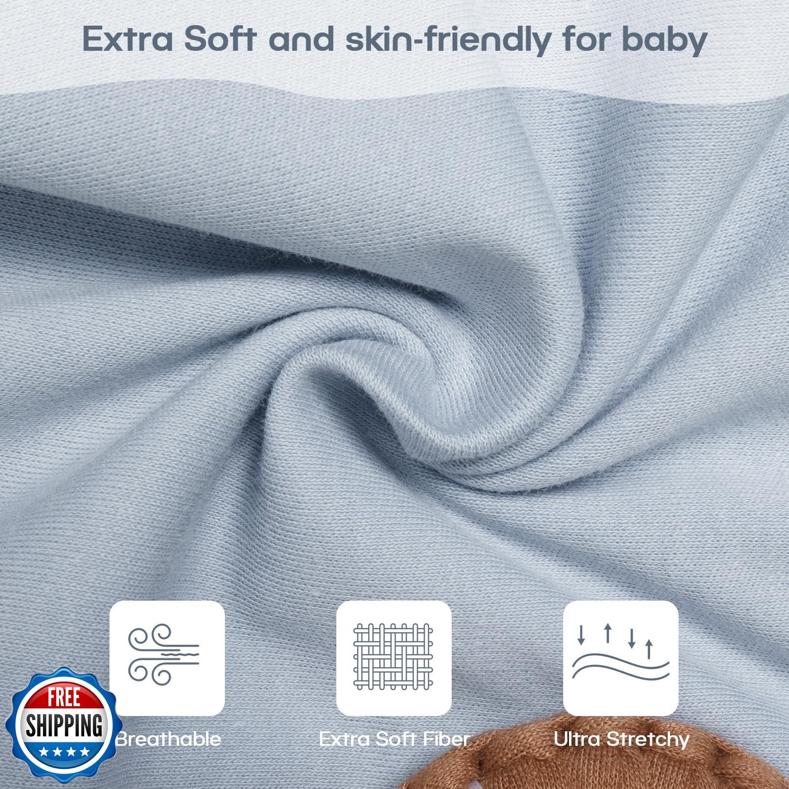 MEXXI Swaddle Baby Sleep Sack With Arms Up, 2 Pack Baby Transitional Swaddle 