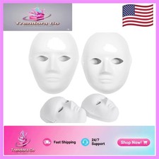 High-Quality Paper Mache Masks - 14 Pack for Crafting, Parties, and Performances