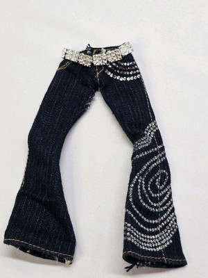 Bratz Doll Clothes Forever Diamondz Yasmin Jeans- FLAWS READ INFO-TEAR ON FABRIC