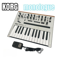 KORG monologue Analog Synthesizer with Genuine Power Adapter Tested from japan