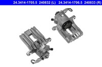 Hinterachse Links ATE 24.3414-1705.5 Bremssattel FüR Audi,Seat,Skoda,Vw