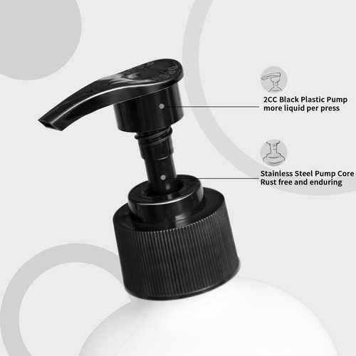 Soap Dispenser Bathroom Set, Contains Hand and Lotion Dispenser, Suitable for... - Picture 4 of 7