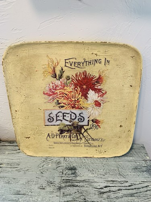 #ad Vintage Style Tray $30.00
