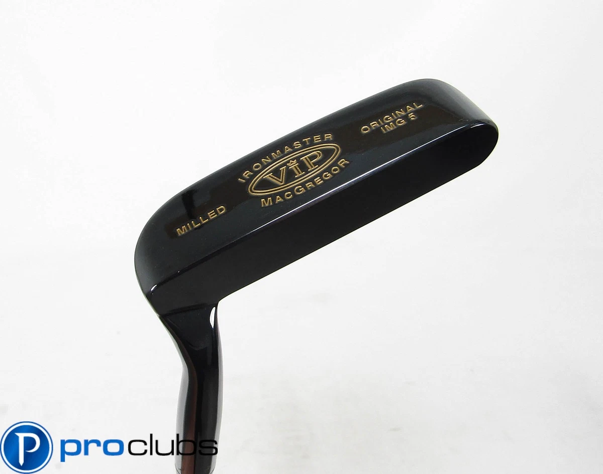 Putter Vintage MacGregor P60 - Lame Cannelé, Tige Acier 35" - Poignée D'origine Usagée