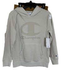 Champion Boys 2-Piece Hoodie Jogger Short Set Size Small 8 Beige/Tan NWT
