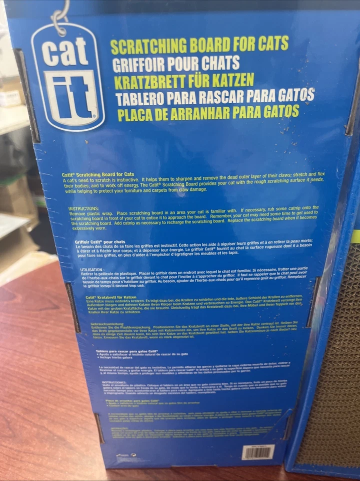 Rascador Cat It con hierba gatera paquete de 2 18 pulgadas de alto por 7 pulgadas Foto 3 de 3