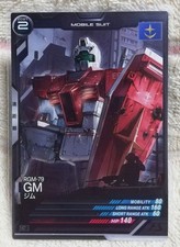 Gundam RGM-79 GM Mobile Suit Card