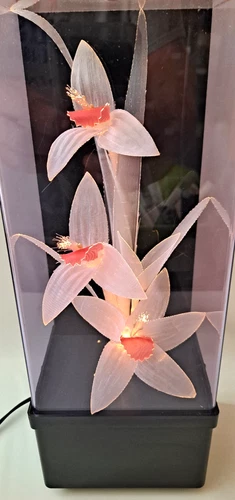 Vintage Fiber Optics Flower Light. Very Nice.