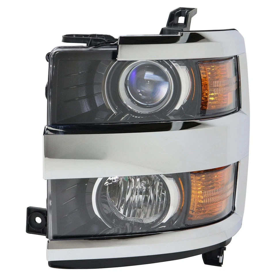Kit de faros para Chevrolet Silverado 2500 HD Silverado 3500 HD 2015-2019 izquierda Foto 2 de 4