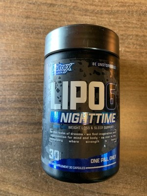 Nut rex Lipo 6 Nighttime Fat Burner | Melatonin Sleep Aid & Weight Loss Diet Pil