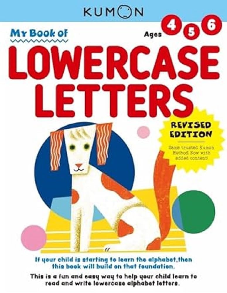 Kumon My Book of Lowercase Letters Revised Ed by Kumon (Paperback Book) - Image 6