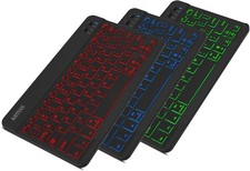 Wireless Bluetooth Keyboard for iPad Tablet PC with Backlit Keys