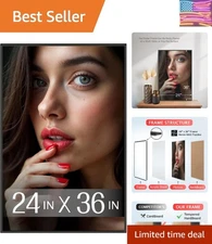 Lightweight Black 24x36 Wall Frame for Photos and Artwork - Gifts & Decor