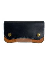 Other Brands Long Wallet Leather Brown Men's Trucker Wallet