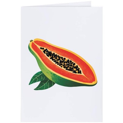 Grußkarten ''Frische Papaya-Früchte'' (GC059927)