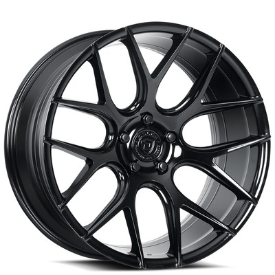 F19x8.5/R19x9.5''Staggered Dolce Performance Wheels Monza Gloss Black Rims