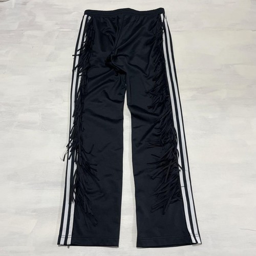 Adidas × Jeremy Scott Fringe Pants Track Pants Black Regular Size M from Japan - Picture 5 of 12