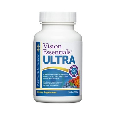 Dr. Whitaker's Vision Essentials Ultra with Lutein | 30 Count (Pack of 1)