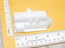 Tonka 3D Printed White Plastic Dozer/Tug/Tractor Replacement Motor Part TKP-228W