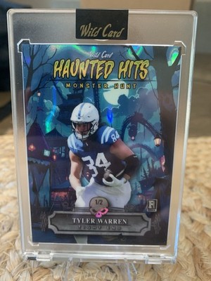 2025 Wild Card Haunted Hits Tyler Warren Rookie Card 1/2 Oil Spill